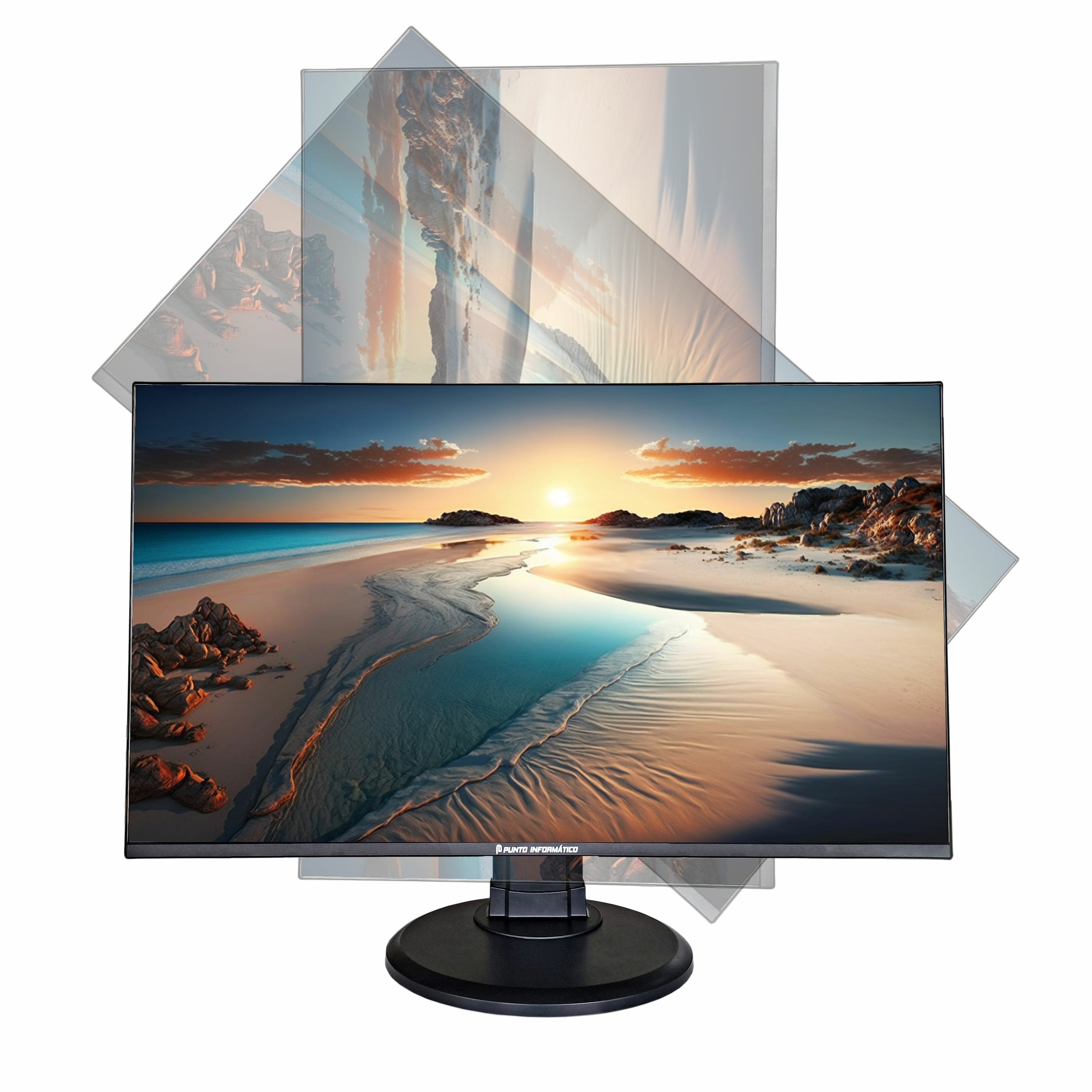 Monitor Punto Informatico Pip2700v 27" Fhd Vga Hdmi Dp Usb Webcam Mm Pivot