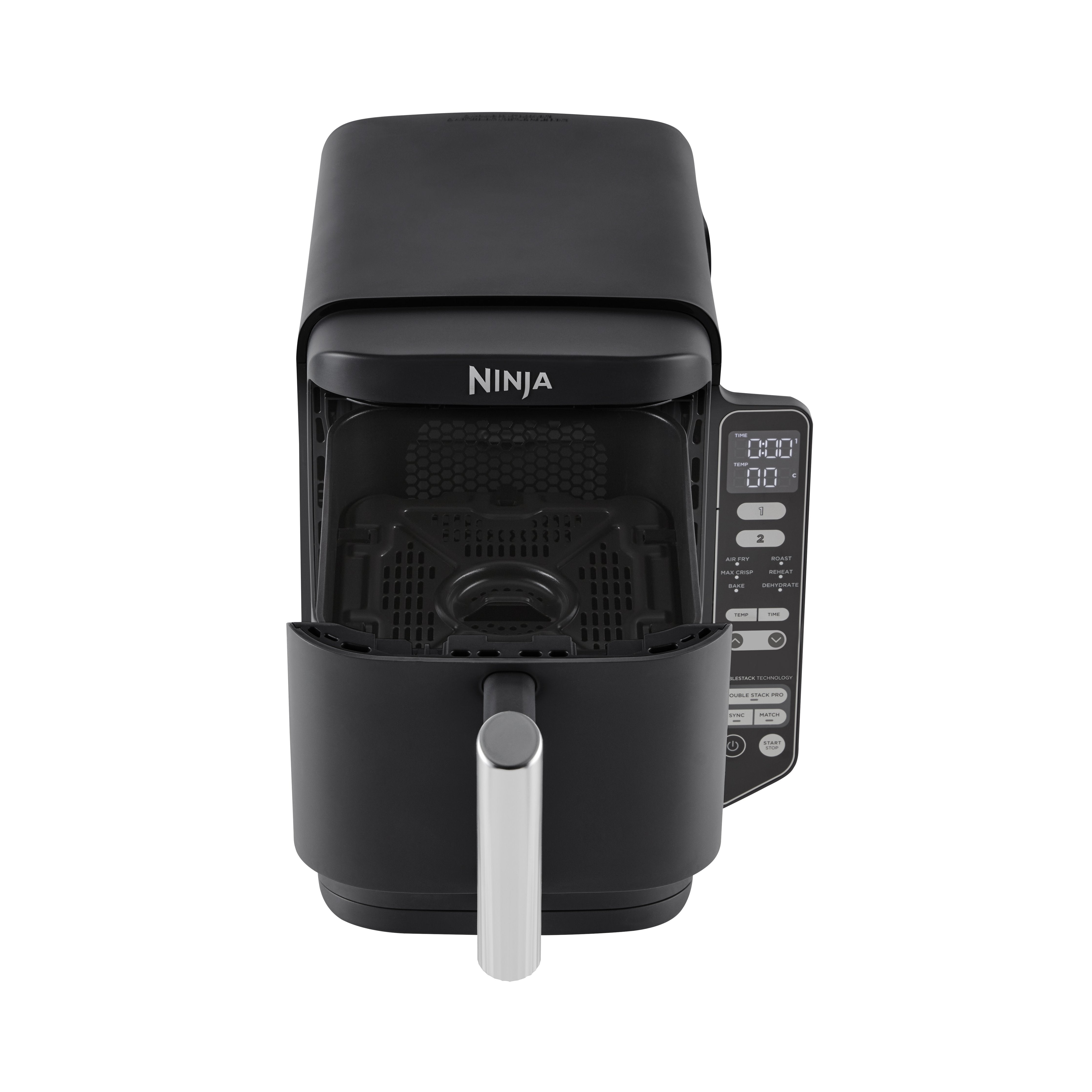 Freidora  Ninja Sl300eu Doble 7,6 L Independiente 2470 W Freidora Baja En Grasa Negro