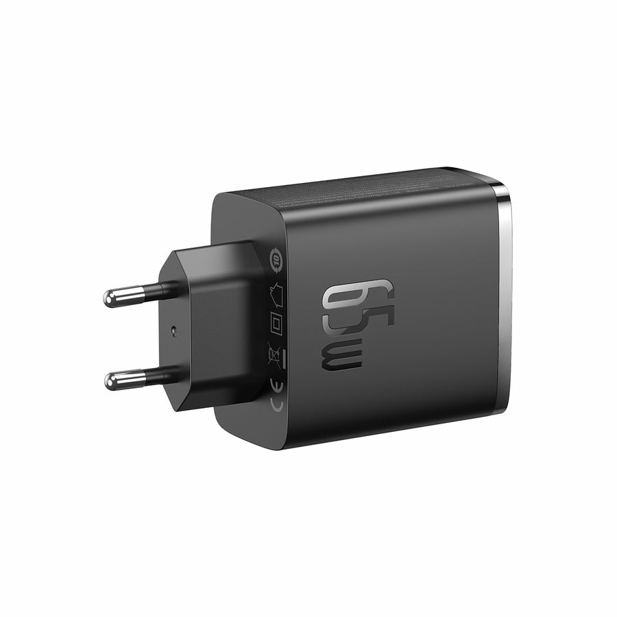 Ladowarka Sieciowa Baseus Os-Cube Pro 2xusb-C + Usb, 65w (Czarna)