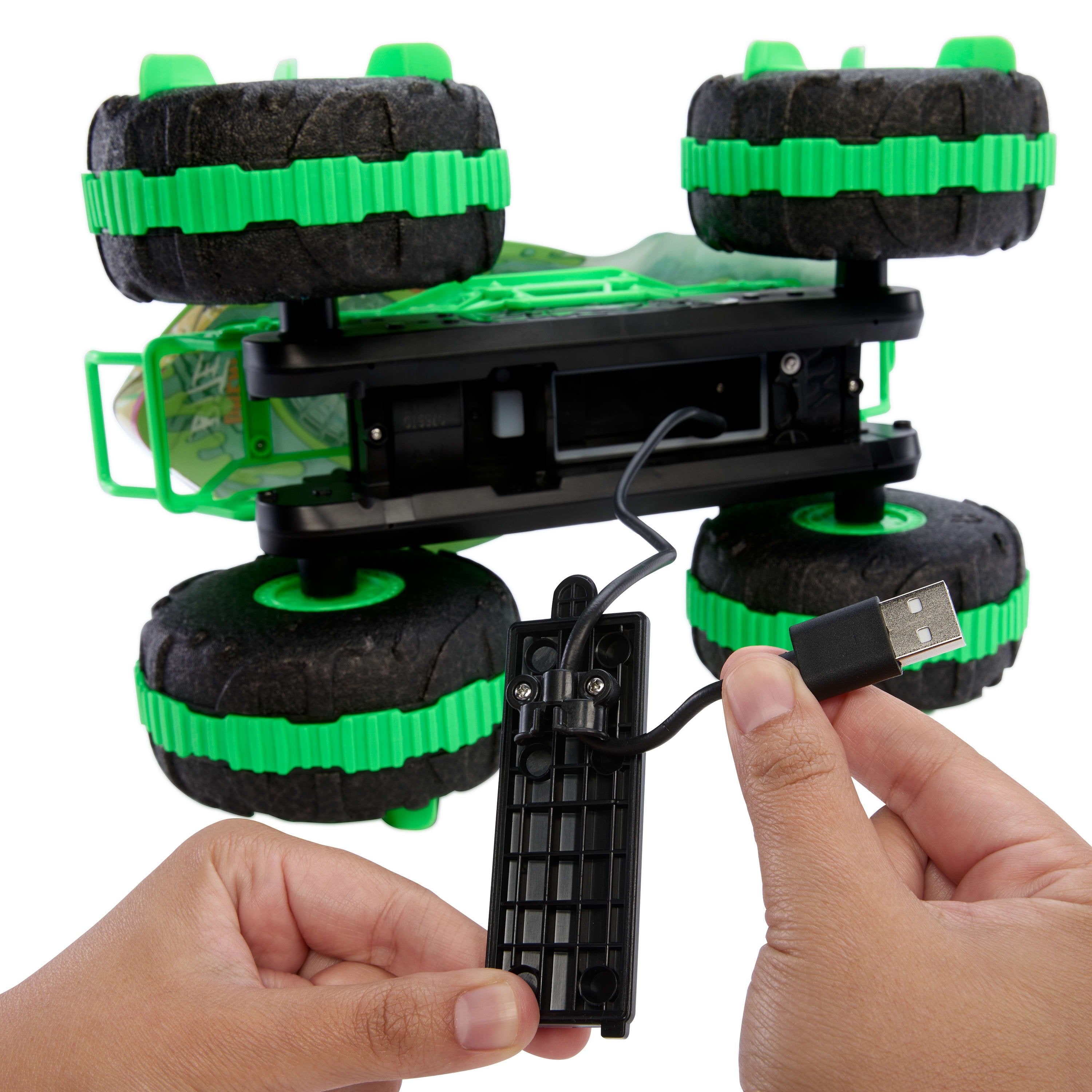 Coche Todoterreno Radio Control Mutant Chaos Monster Trucks Hot Wheels