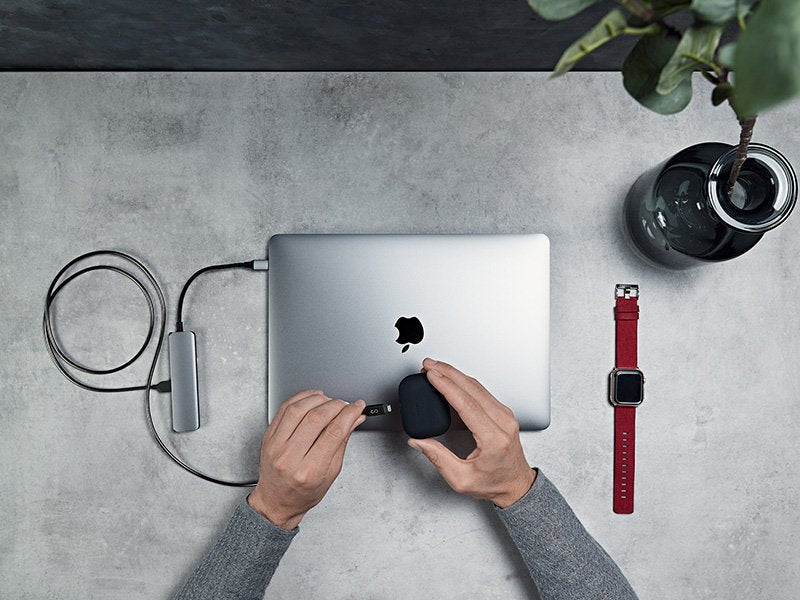 Epico Hub Usb-C A 4k Hdmi  2usb-A  Usb-C - Gris Espacial