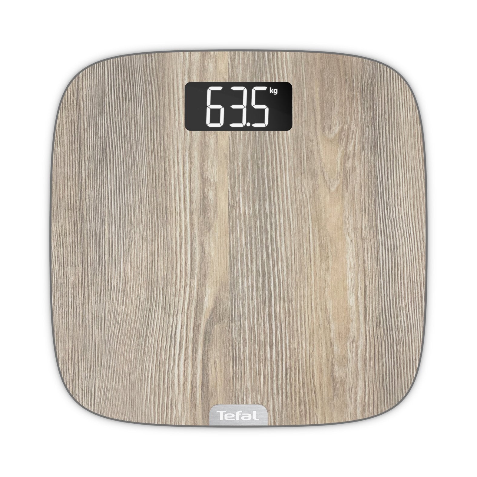 Tefal Pp1600 Origin Bathroom Scale, Wood Design