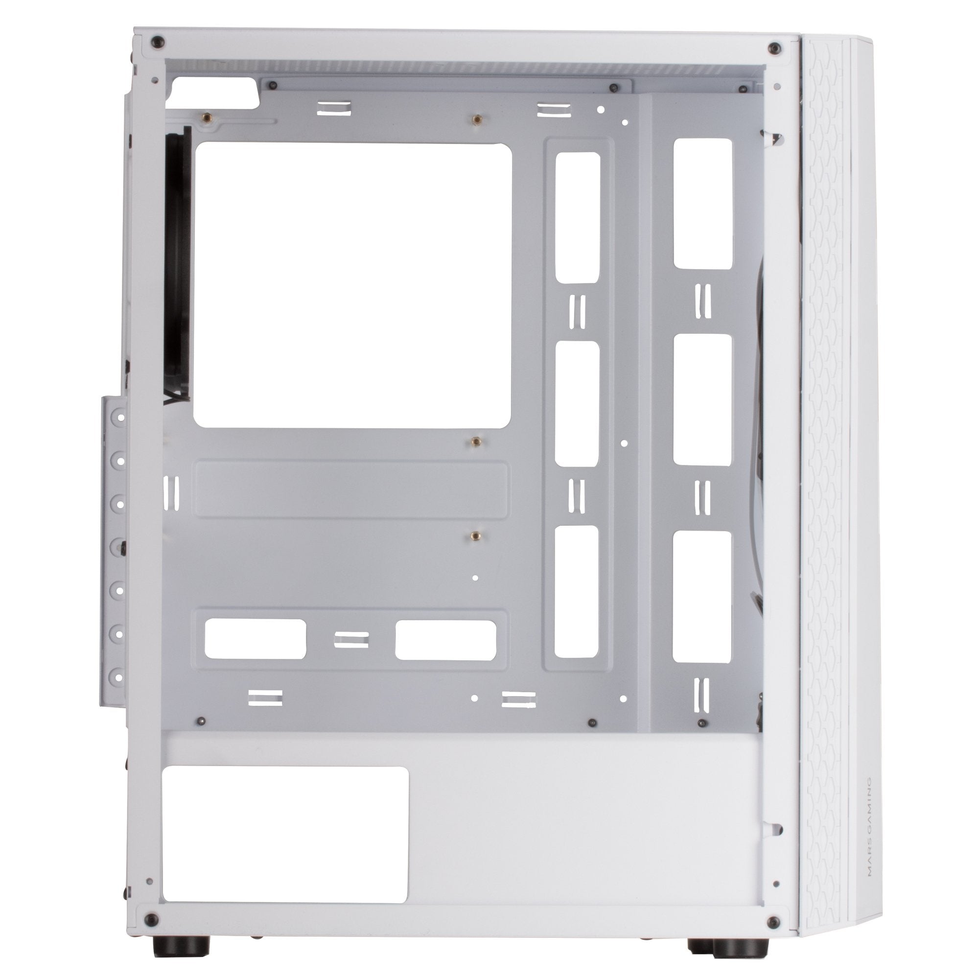 Caja Gaming Semitorre Mars Gaming Artística Mc-Art Blanca