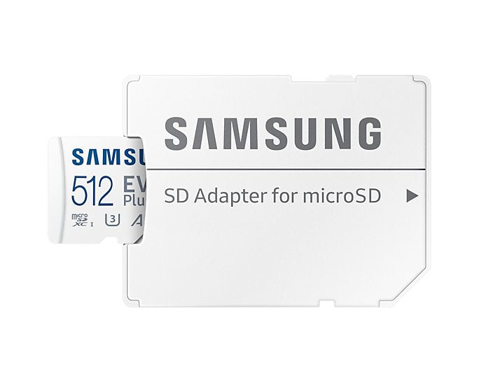Tarjeta De Memoria Samsung Evo Plus 2021 512gb Microsd Xc Con Adaptador Clase 10 130mbs