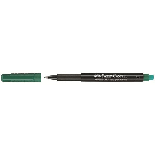 Pack De 10 Unidades Faber - Castell Rotulador Permanente Multimark 1513 F Verde
