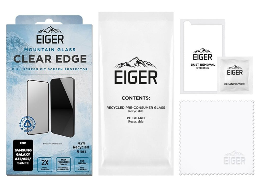 Eiger Sp Mountain Glass Clear Edge Galaxy A36/A56/S24 Fe