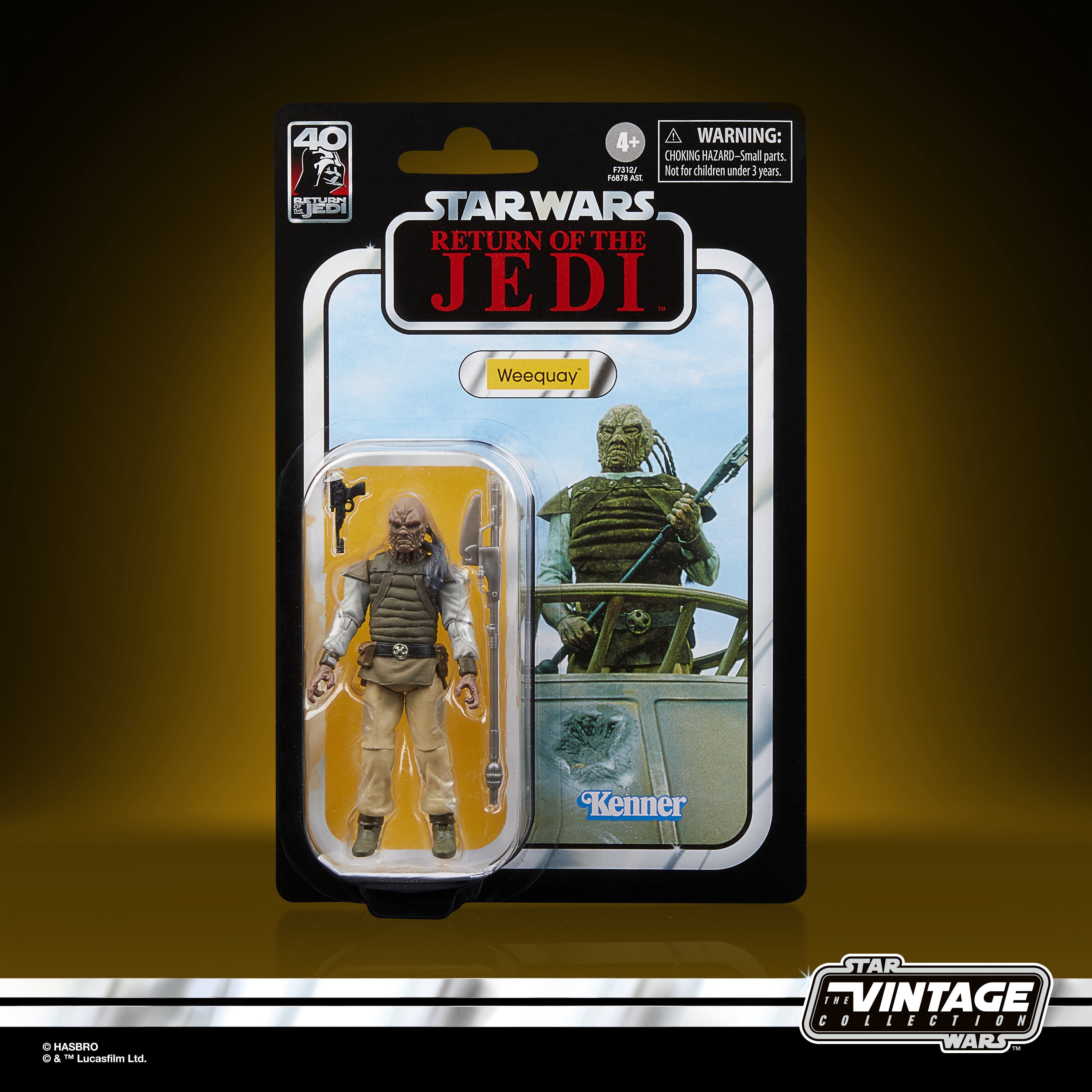 Figura Hasbro Star Wars The Vintage Collecton El Retorno Del Jedi Weequay