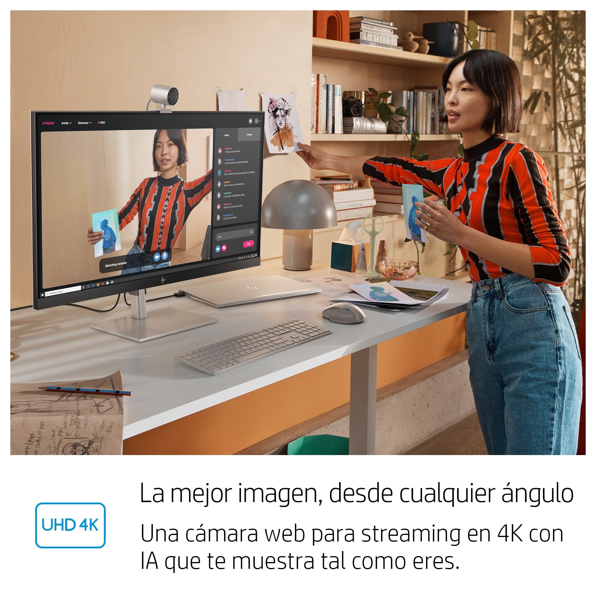 Webcam Hp 950 4k 3840 X 2160 4k Uhd