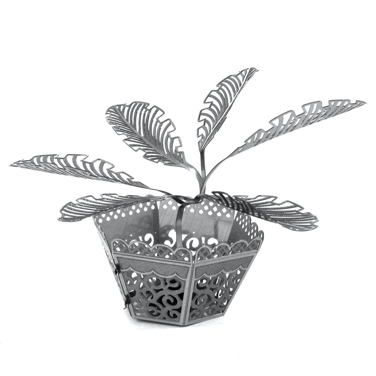 Maqueta 3d Metal Fascinations Sago Palm Tree Montaje Sin Pegamento Ni Soldadura Maquetas 3d