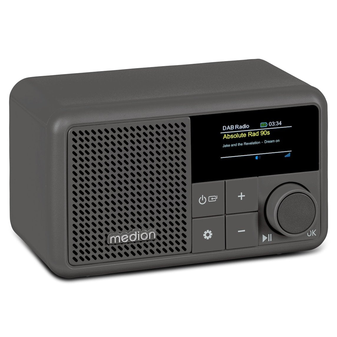 Medion Life® S66822 Tragbares Dab+ Radio Grau
