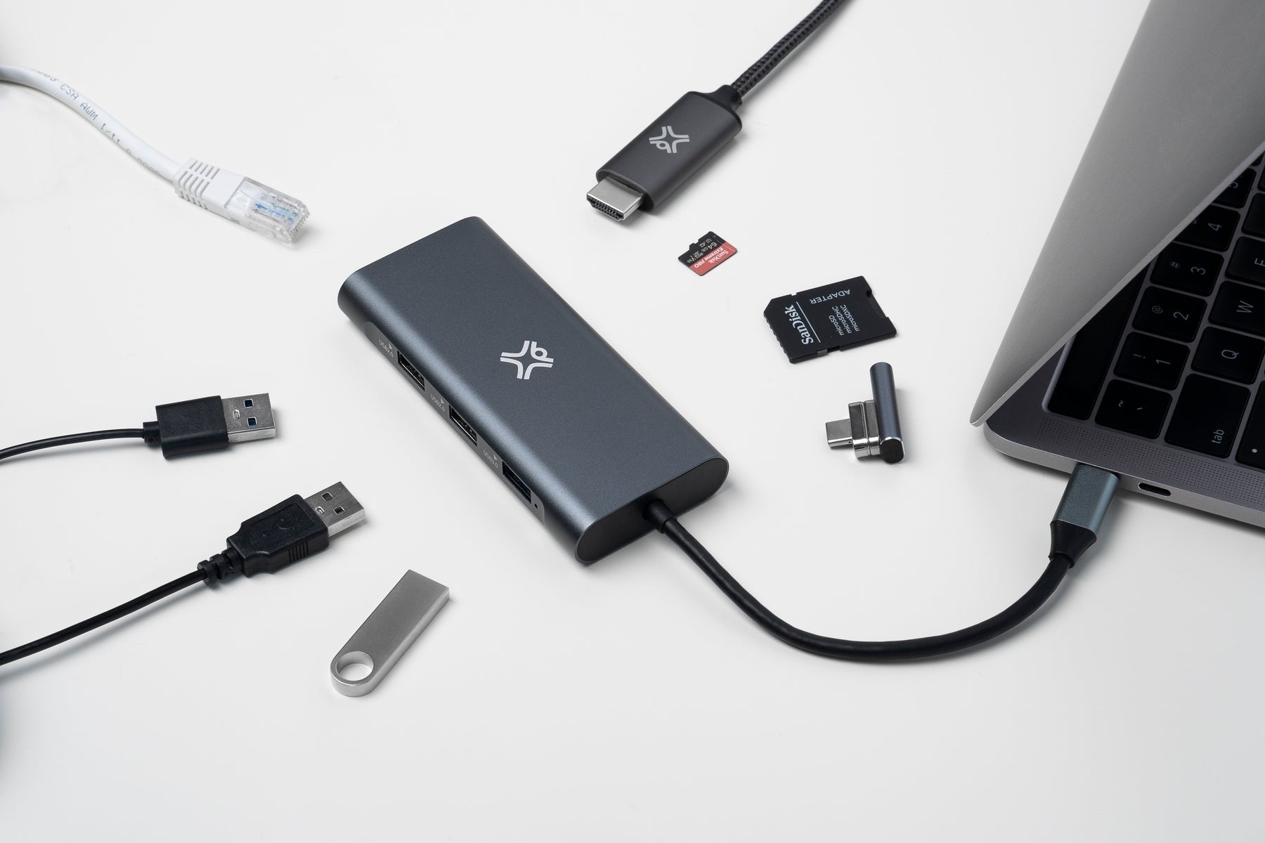 Xwh-Hub8-13 Xtrememac Hub Usb-C 8-Port