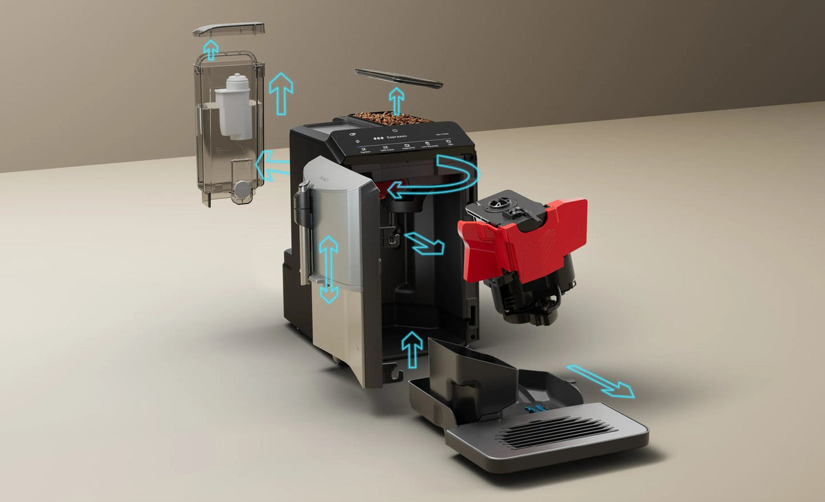 Siemens Eq.300 Tf303e07 - Automatische Kaffeemaschine Con Milchaufschäumer