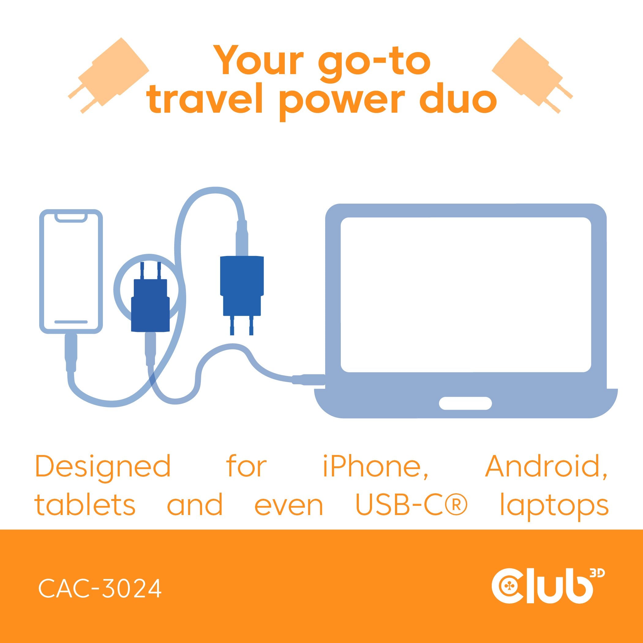 Club3d Lifemyle Cargador Usb-C 30watt, 2mk Verde Retail
