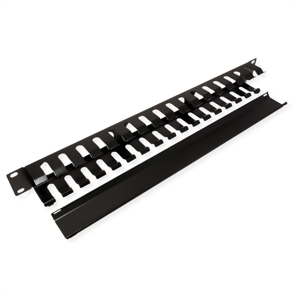 48,26cm 19pulgadas Placa Frontal 1 He Con Rangierkanal 40x40mm Negro