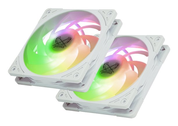 Scythe Mugen 6 Dual Fan White Argb Edition, Disipador De Cpu Blanco, 120 Mm Scmg-6000dwr