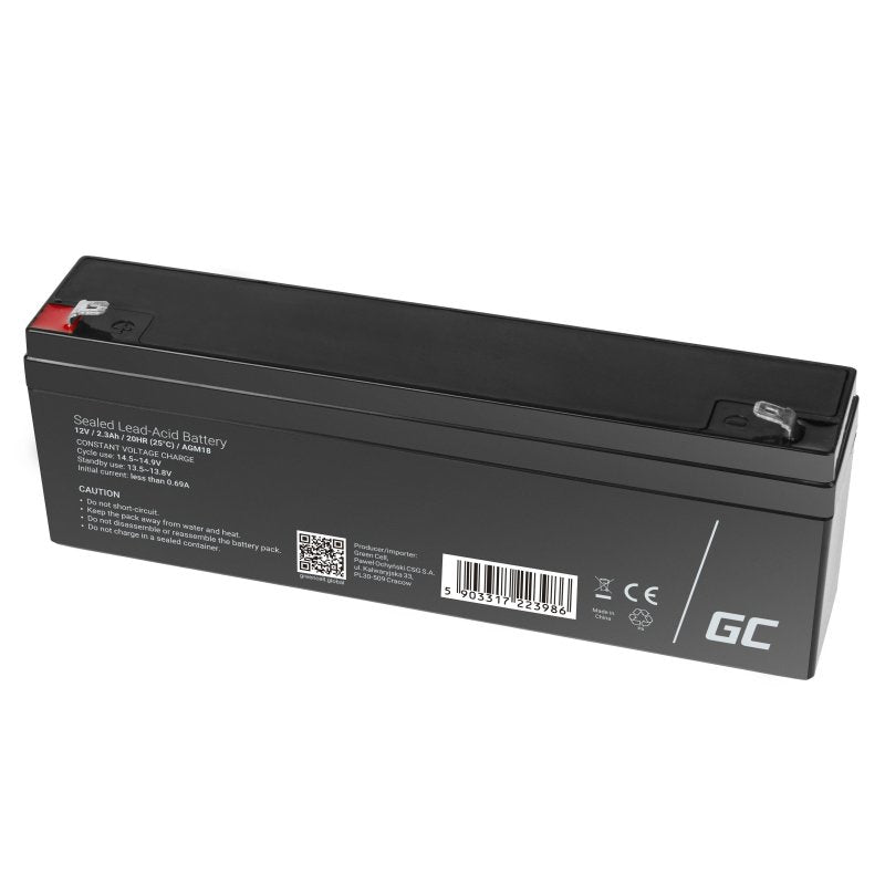 EAN 5903317223986 - Green Cell AGM18 batería para sistema ups 12 V 2,3 Ah imagen 2