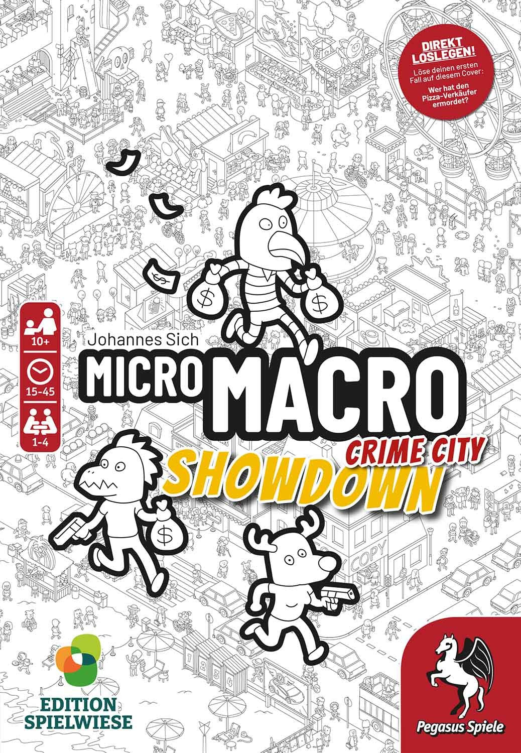 Pegasus Micromacro: Crime City 4 - Showdown, Juego De Mesa 59064g