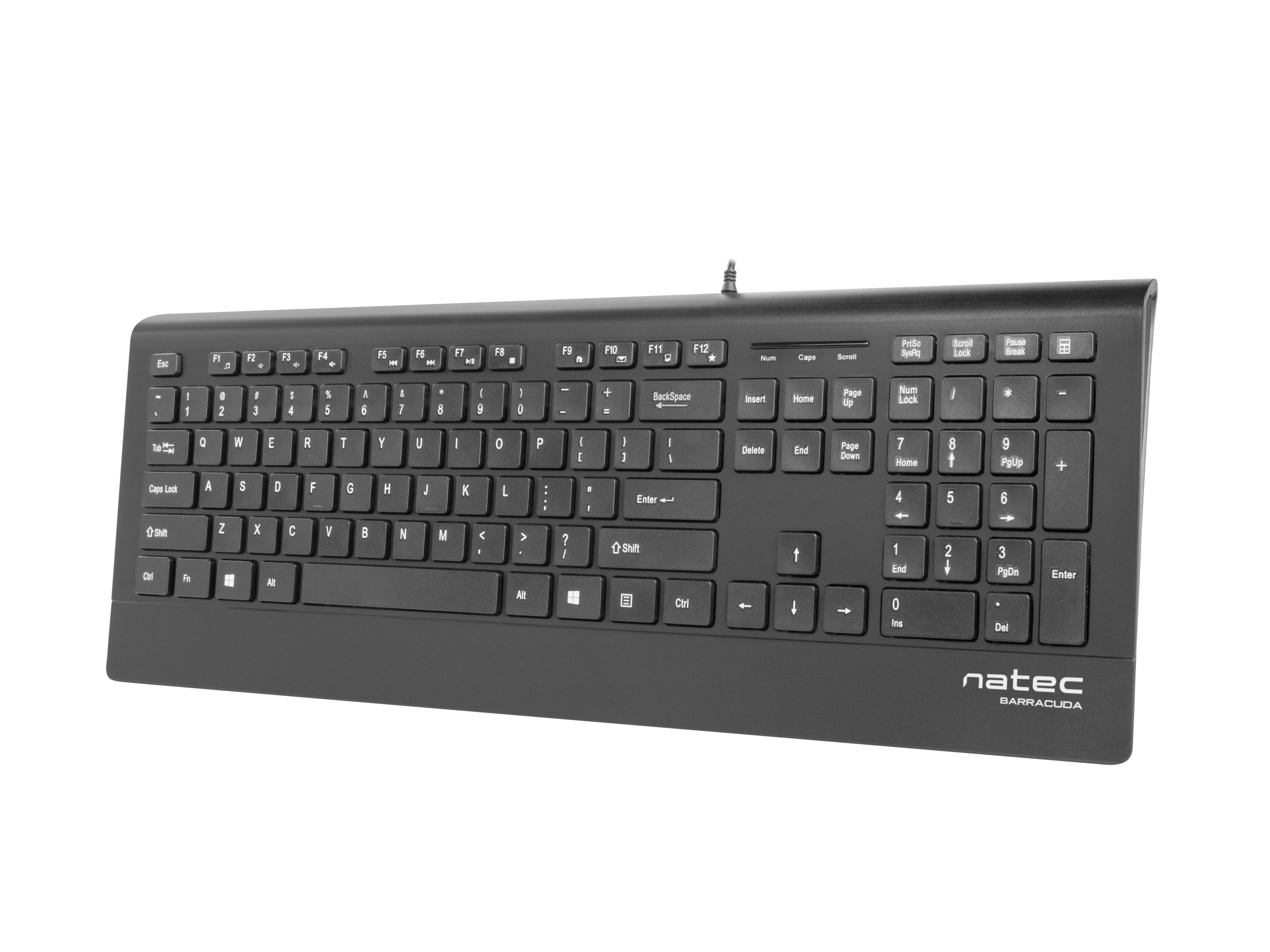 Teclado Natec Barracuda Slim Layout Español