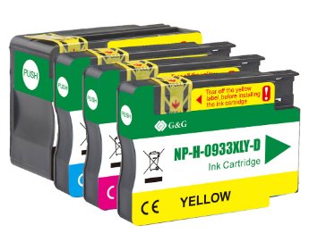 G&G 4 Xl-Cartuchon Compatible Con Hp 932 933xl C2p42ae