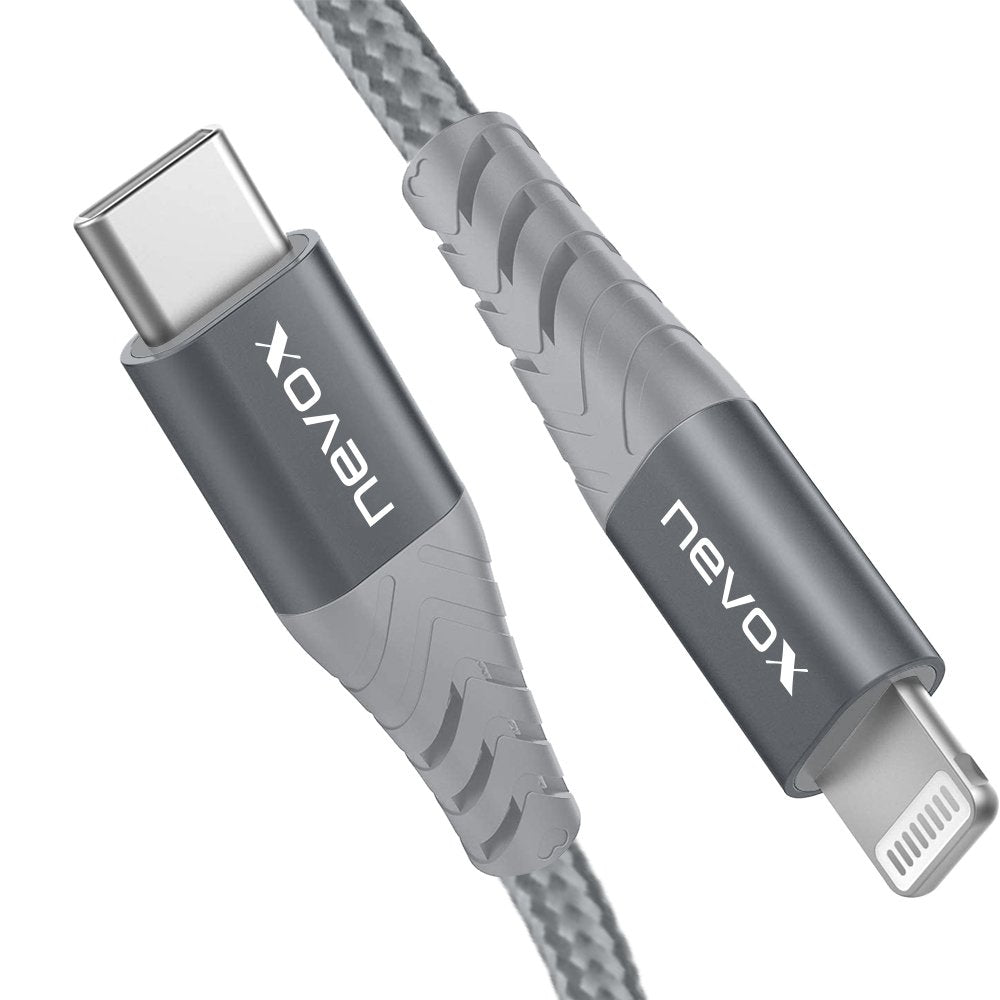 EAN 4250686408843 - nevox 1884 cable de conector Lightning 0,5 m Gris, Plata imagen 3