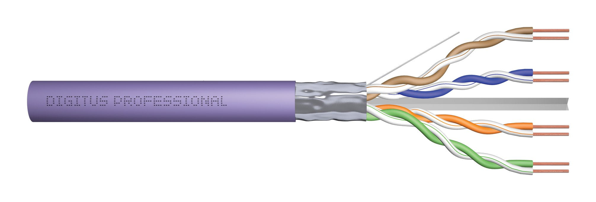 EAN 4016032344063 - Digitus DK-1623-VH-305 cable de red Violeta 305 m Cat6 F/UTP (FTP) imagen 1