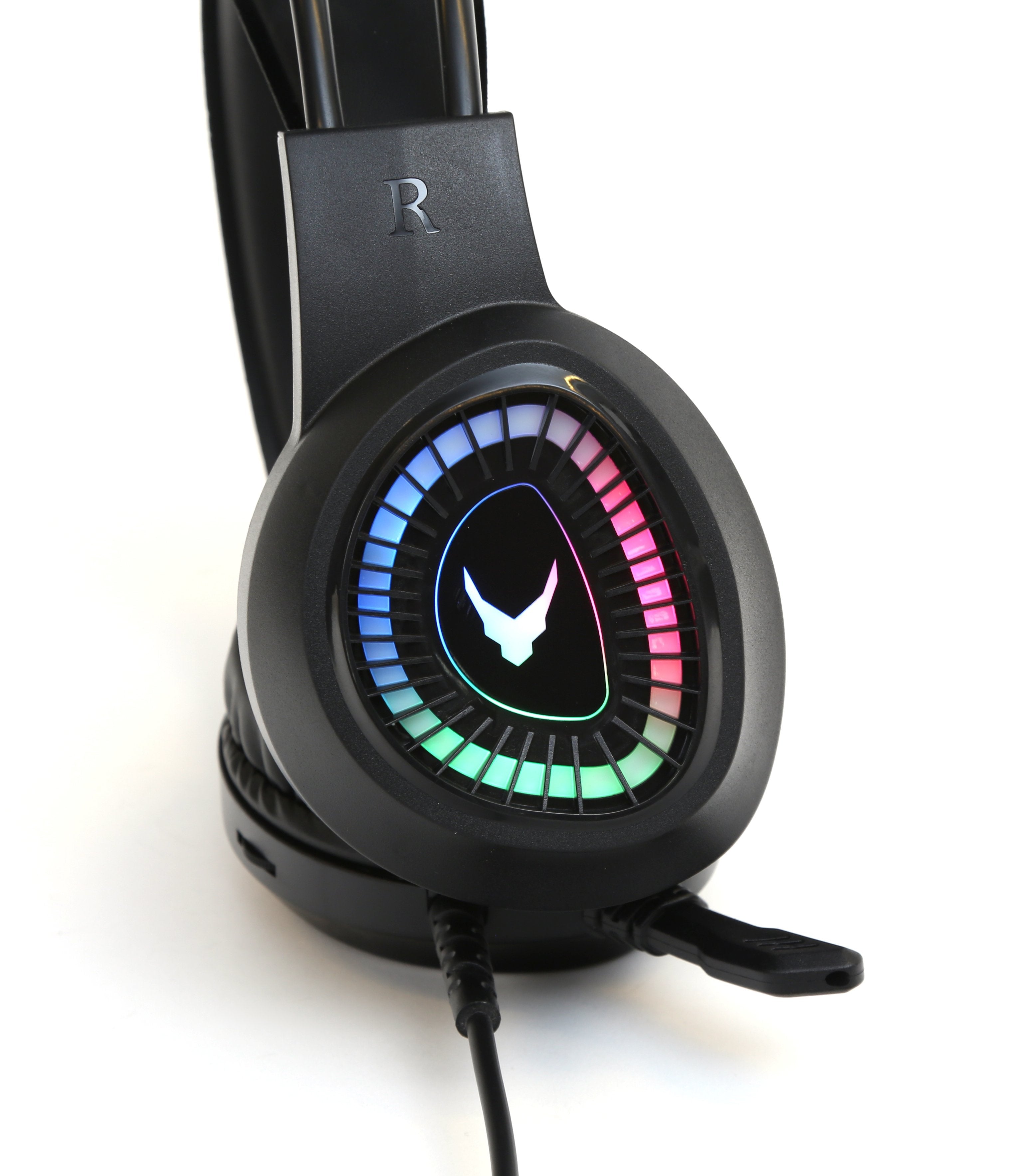 Omega Varr Casco Pro-Gaming Luz Led Cancelacion Ruido Mic Vh8010l Usb
