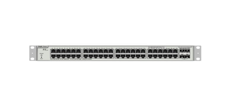 Switch Gestionable L2+ Ruijie Rg-Nbs3200-48gt4xs-P-V2 48xrj45 Gb 4xsfp 10ge 48xpoe 370w Gestion Nube