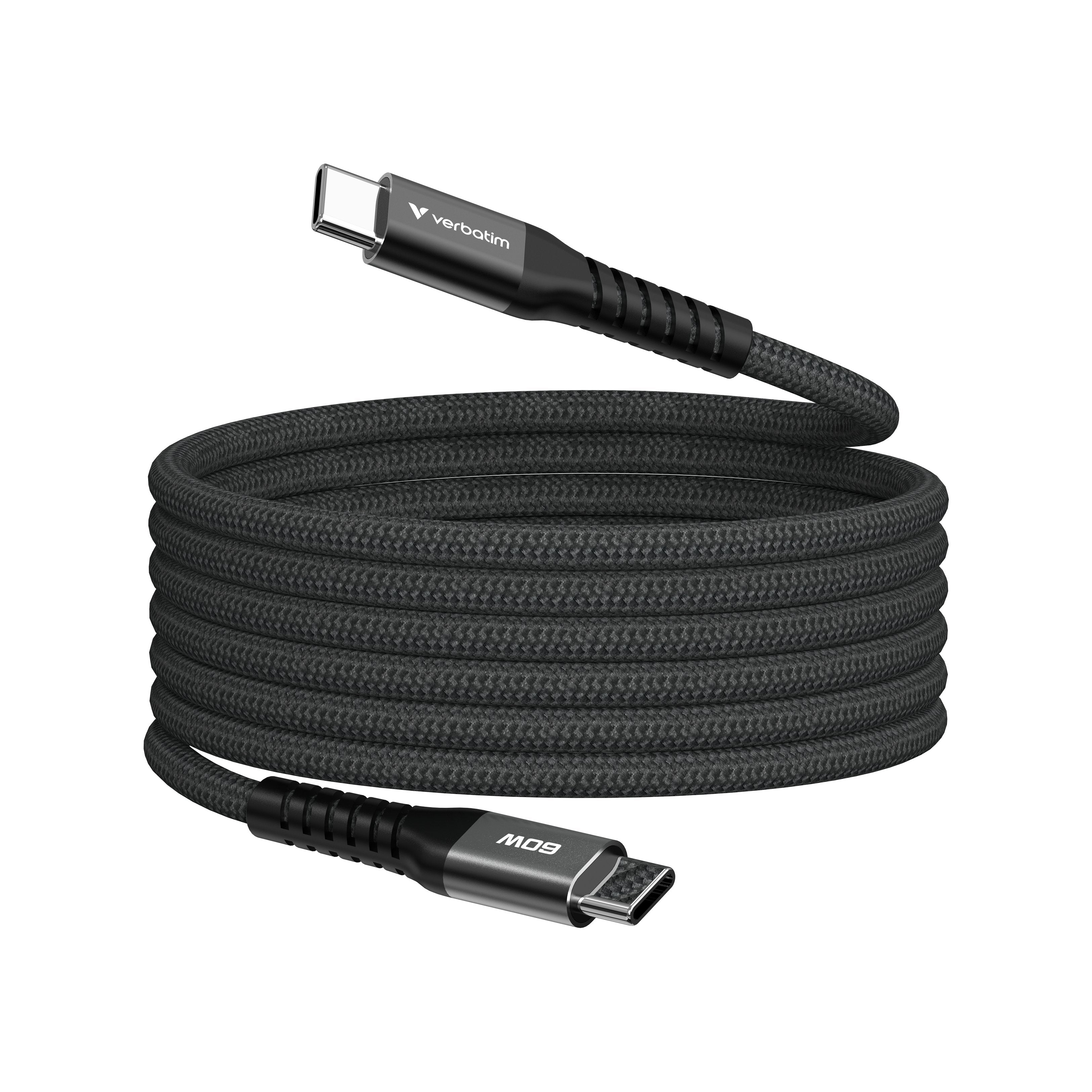 Verbatim Sync&Charge 60w 120cm Usb-C/Usb-C Magnetic Schw. 31859