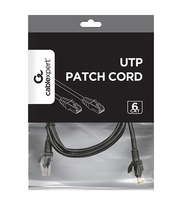 Gembird Latiguillo Cat.6 Utp 1 Mts Negro