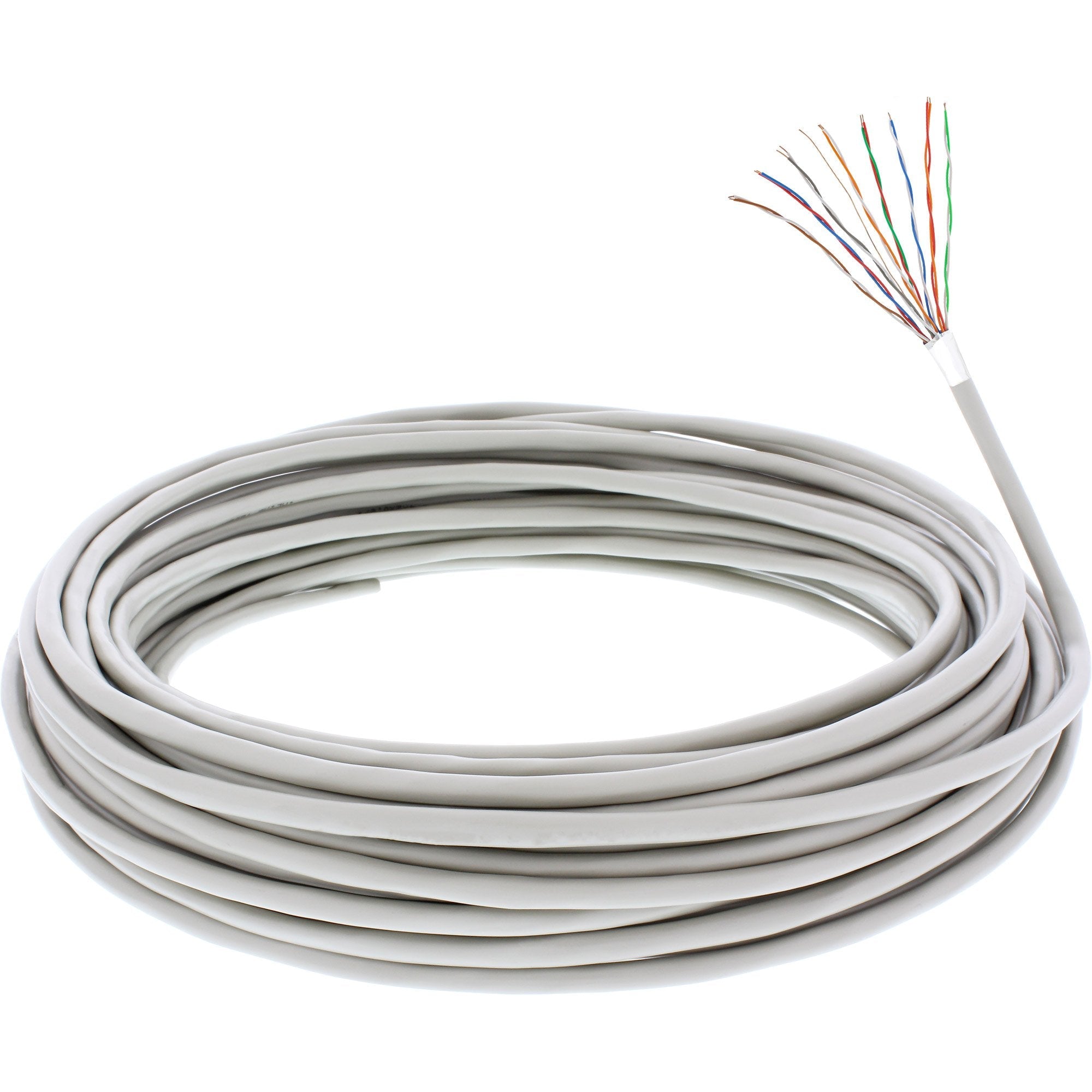 Cable Telefónico Inline 16 Hilos Instalación Sólida 8x2x06mm Apantallado 25m