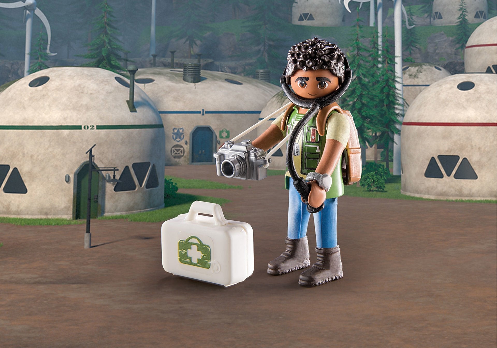 Playmobil 71082 Dragons: The Nine Realms - Plowhorn & D''Angelo, Konmruktionsspielzeug 71082