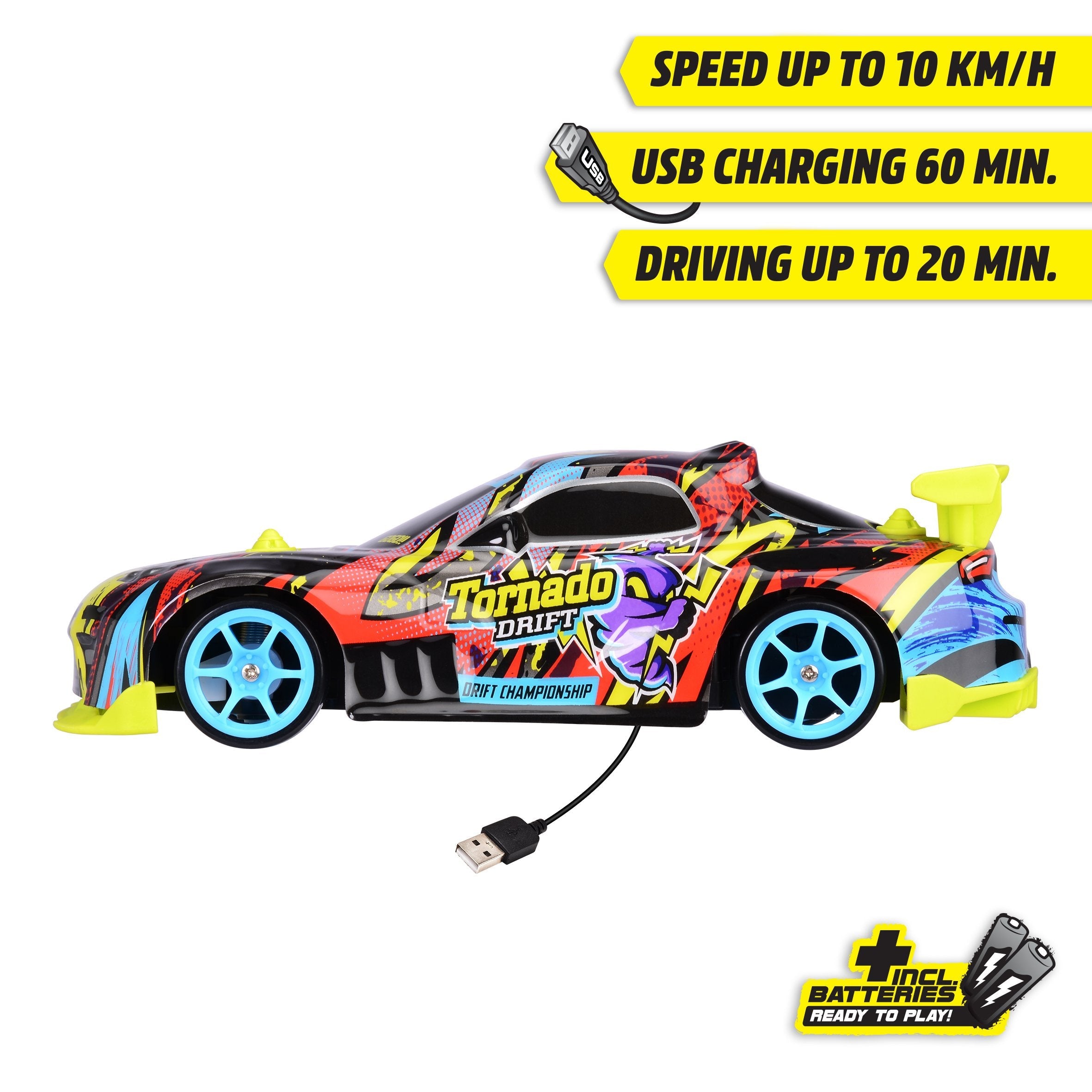 Dickie Rc Tornado Drift, Rtr 2,4 Ghz                201104007