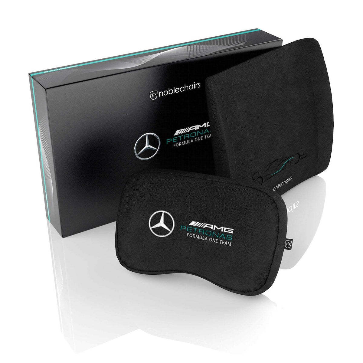 Set Almofadas Noblechairs Memory Foam - Mercedes-Amg Petron