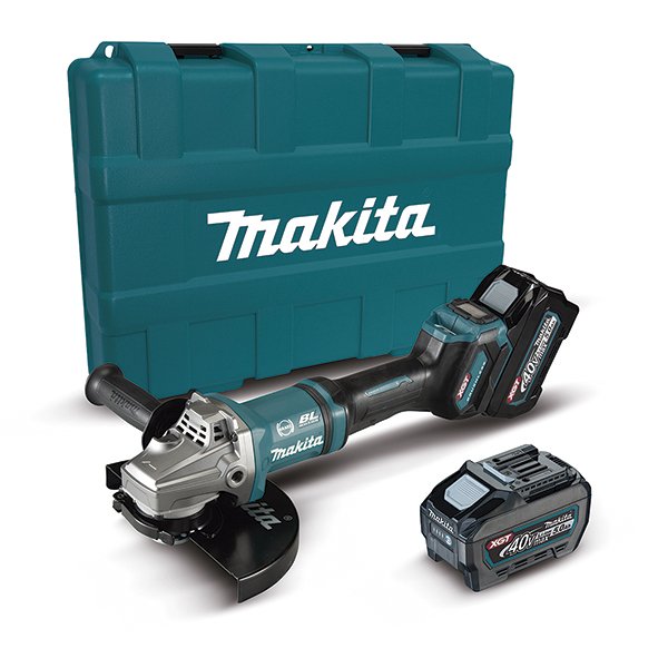 Makita Amoladora Angular Inalámbrica Ga038gt201 Xgt, 40 Voltios Ga038gt201