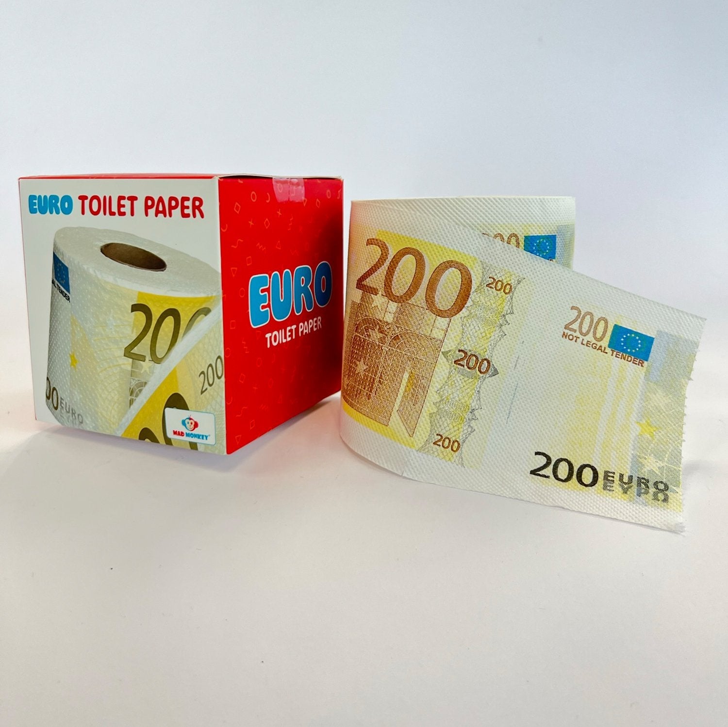 Papel Higiénico Mad Monkey "200euro" Blanco