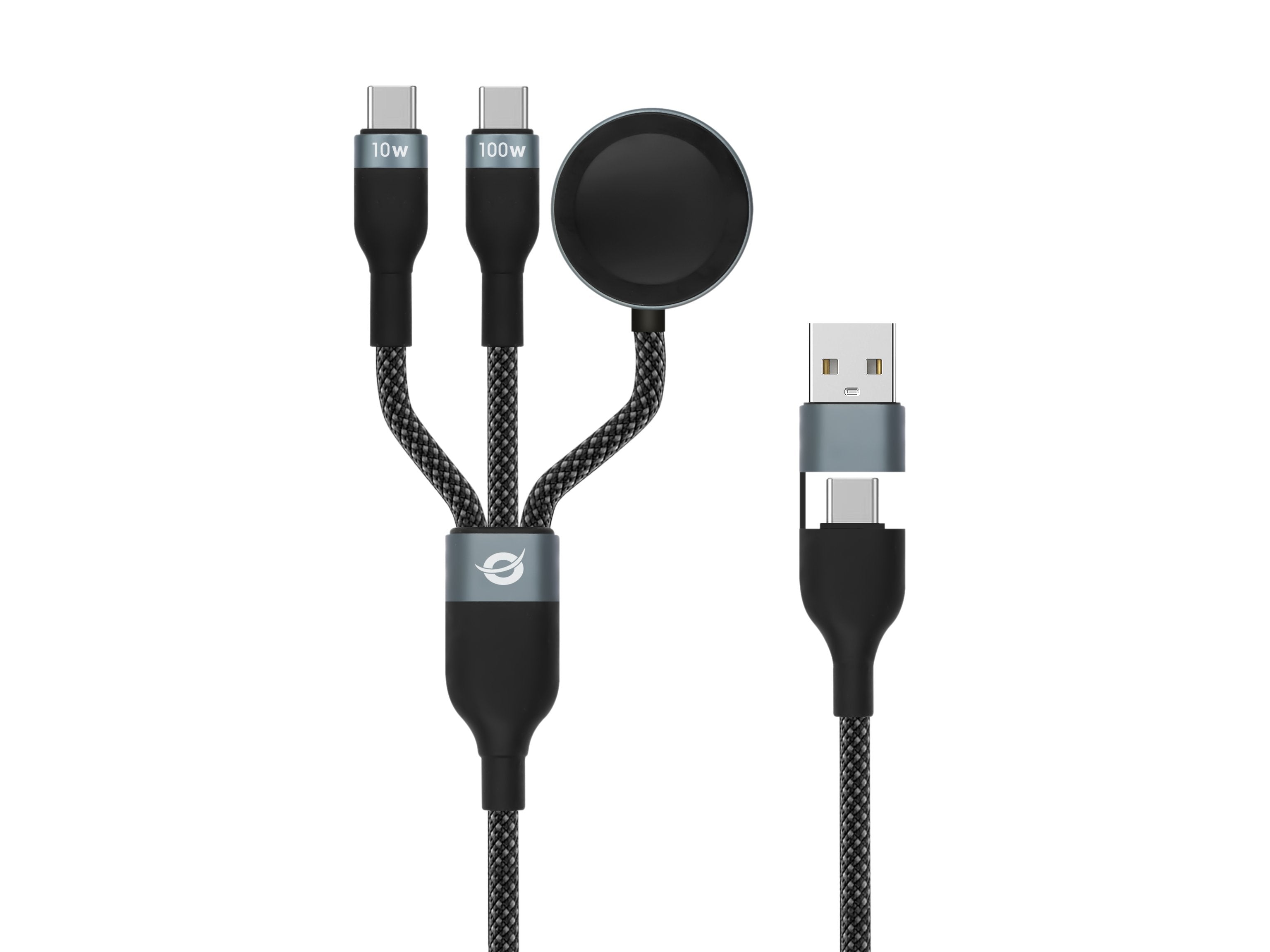 Cable Conceptronic Usb-C -A2.0->Usb-C Awc Pd 480mbs 1.50m Sw