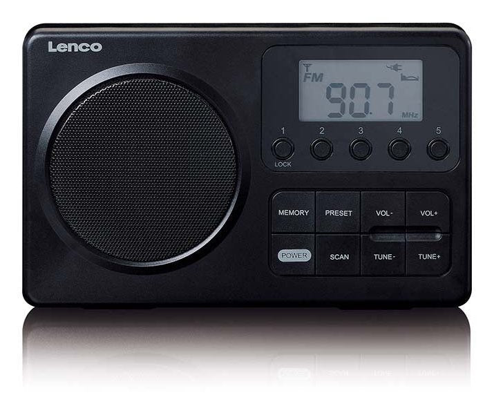 EAN 8711902079712 - Lenco MPR-035BK Portátil Analógico y digital Negro imagen 1