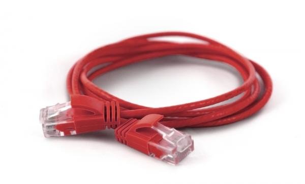 Wantec Cable De Red Utp Cat6a D=2,8mm 0,10m Rot