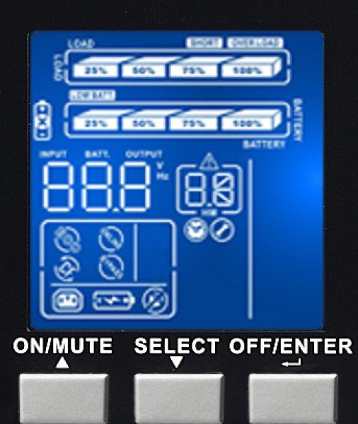 EAN 3700085673089 - Infosec E3 Pro 1000 RT sistema de alimentación ininterrumpida (UPS) Doble conversión (en línea) 1 kVA 900 imagen 3