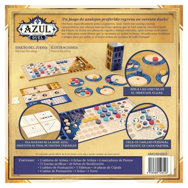 EAN 3558380126546 - Asmodee Azul Azul Vitrales de Sintra 45 min Juego de mesa Simulación económica imagen 4