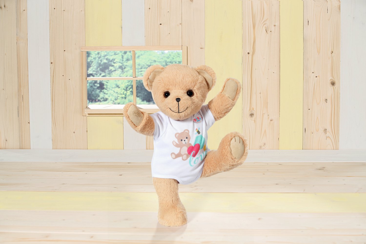 Muñeco Peluche Osito Blanco Baby Born 36cm
