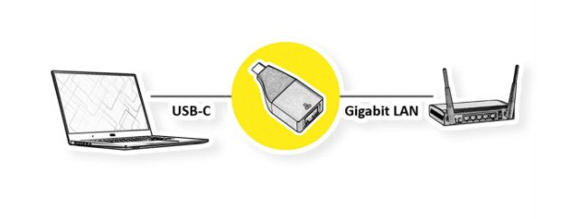 Roline Gold Usb 3.2 Gen 2 Zu Gigabit Ethernet Konverter