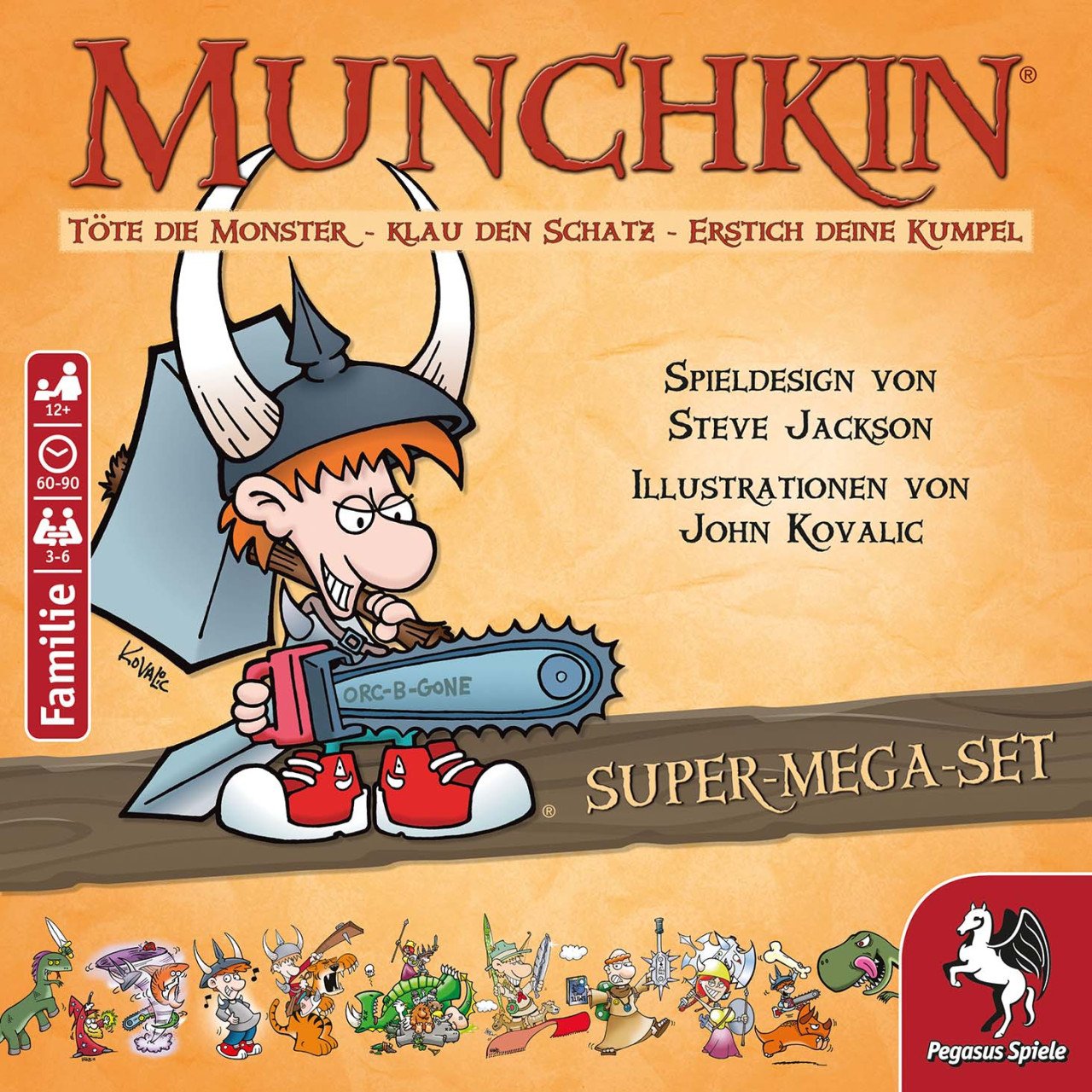 EAN 4250231736261 - Pegasus Munchkin 90 min Juego De Cartas Familia imagen 4