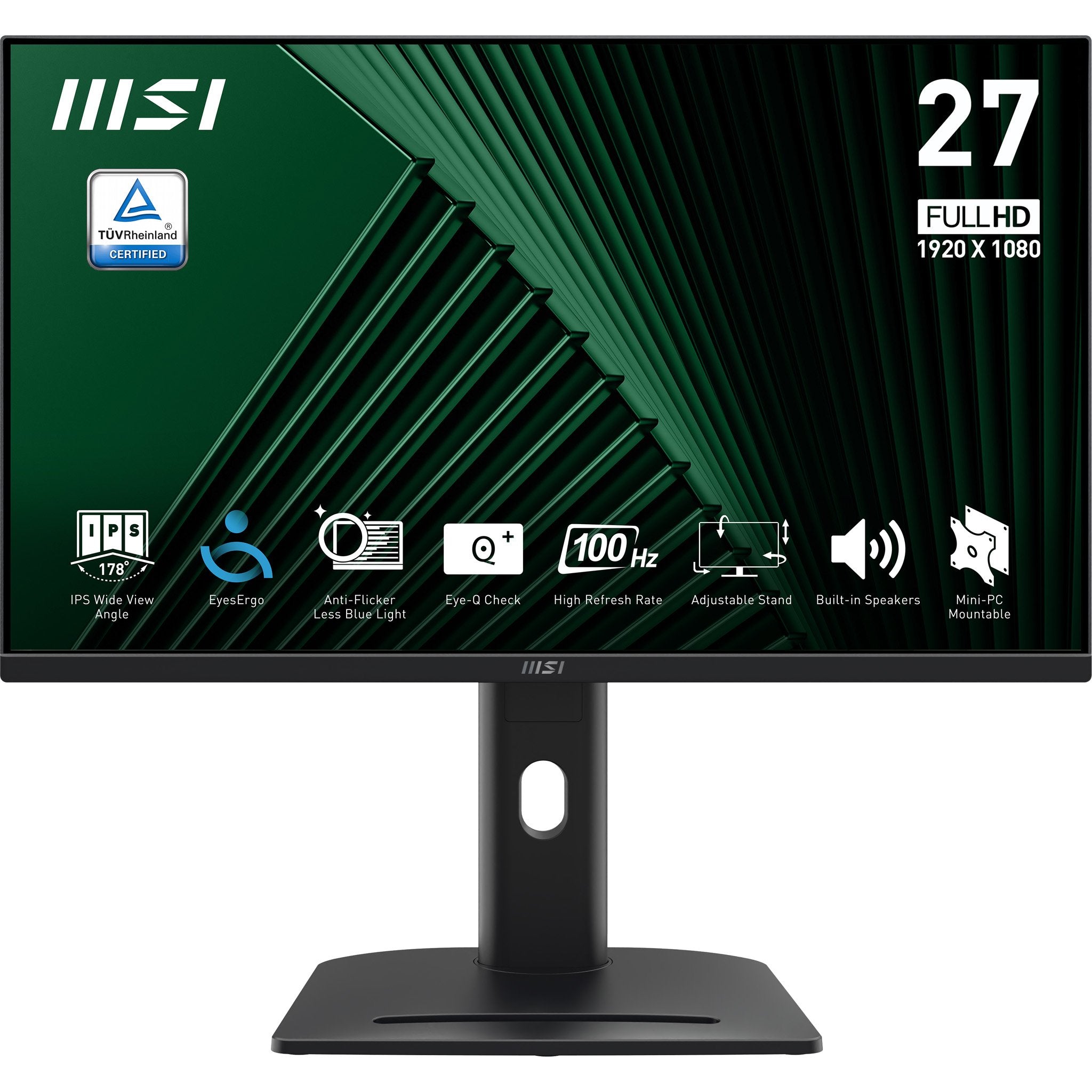 EAN 4711377219167 - MSI PRO MP275PG pantalla para PC 68,6 cm (27") 1920 x 1080 Pixeles Full HD LCD Negro imagen 1