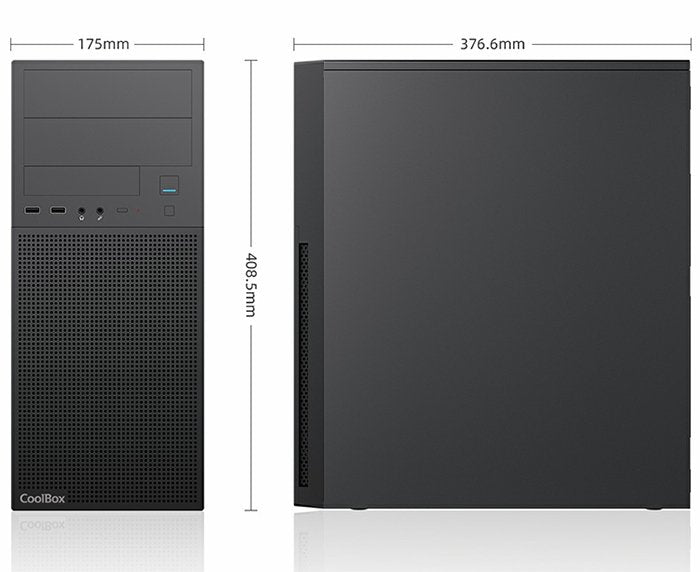 Coolbox Caja Atx A780 Usb-C 3.2 Gen1 Fte.500w Force Br-500 80+Bronce
