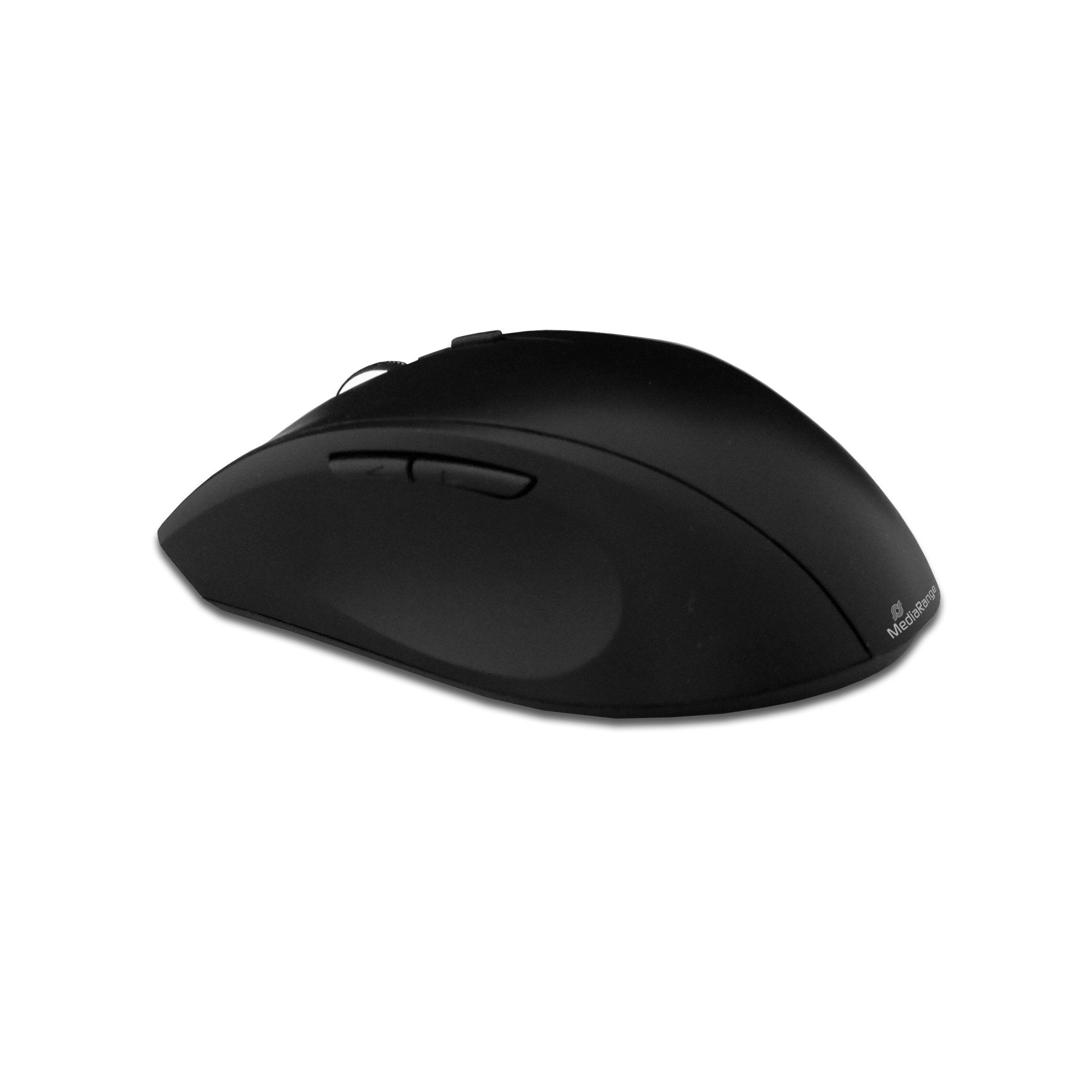 Mediarange Mros105 Teclado Rf Inalámbrico Qwertz Inglés Negro, Plata