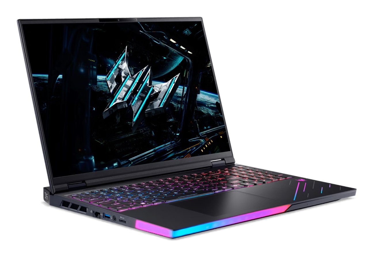 Acer Predator Ph16-73-94qn Intel Core Ultra 9 275hx Portátil 40,6 Cm (16") Wqxga 64 Gb Ddr5-Sdram 2 Tb Ssd Nvidia Geforce Rtx 5090 Wi-Fi 7 (802.11be) Freedos Negro