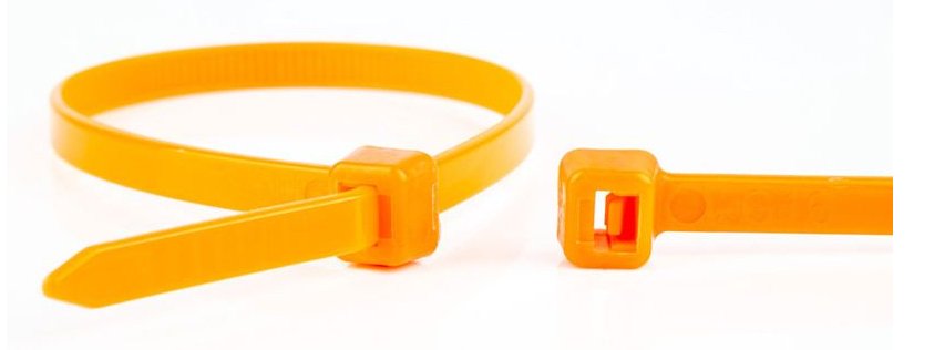 EAN 8717278570877 - WKK 110194371 presilla Brida reutilizable Plástico, Poliamida Naranja 100 pieza(s) imagen 1