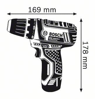 Bosch Taladro Inalámbrico Gsr 12v-15 Profesional 060186810d