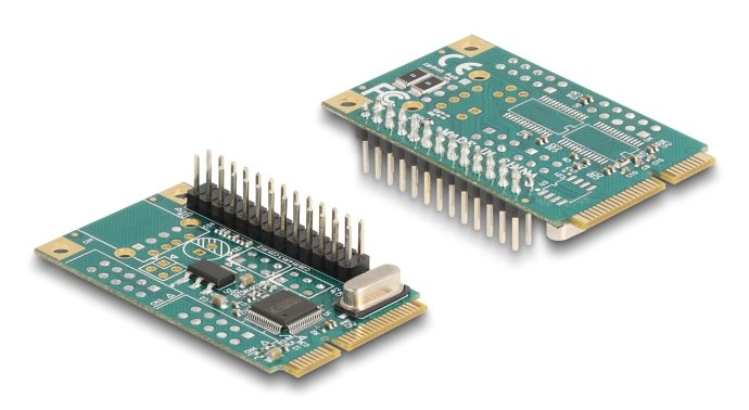 Delock Delock Mini Pcie E/S Pcie Pcie Tamaño Completo 1 X En Paralelo, Tarjeta De Interfaz 95275